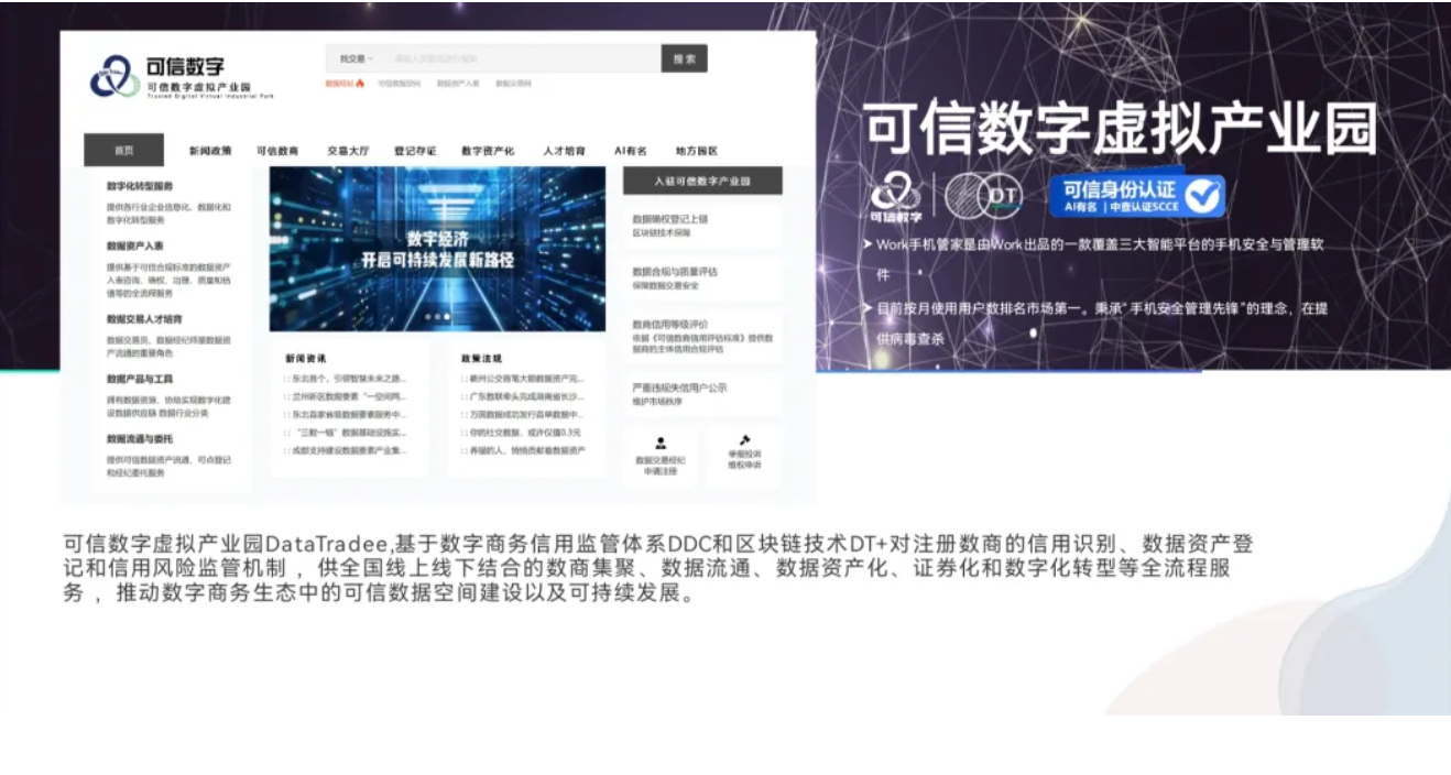 
					
						可信數字虛擬產業園讓技術成為信用規則...
					
					
				